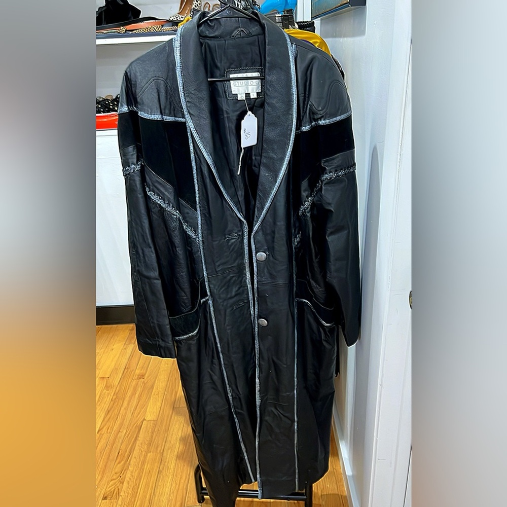 Vintage leather coat